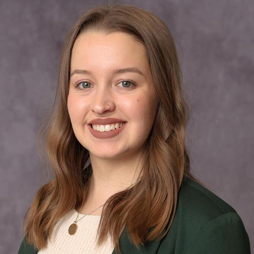 Headshots of Megan Gailes.