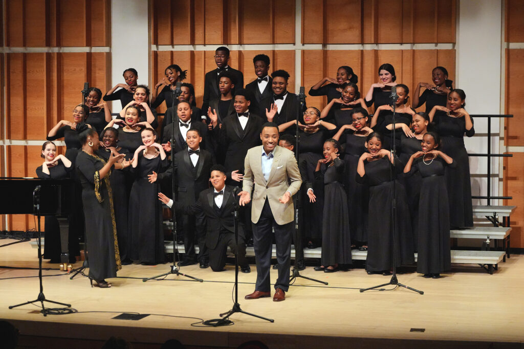 Children of the Gospel Choir with Joseph Parrish